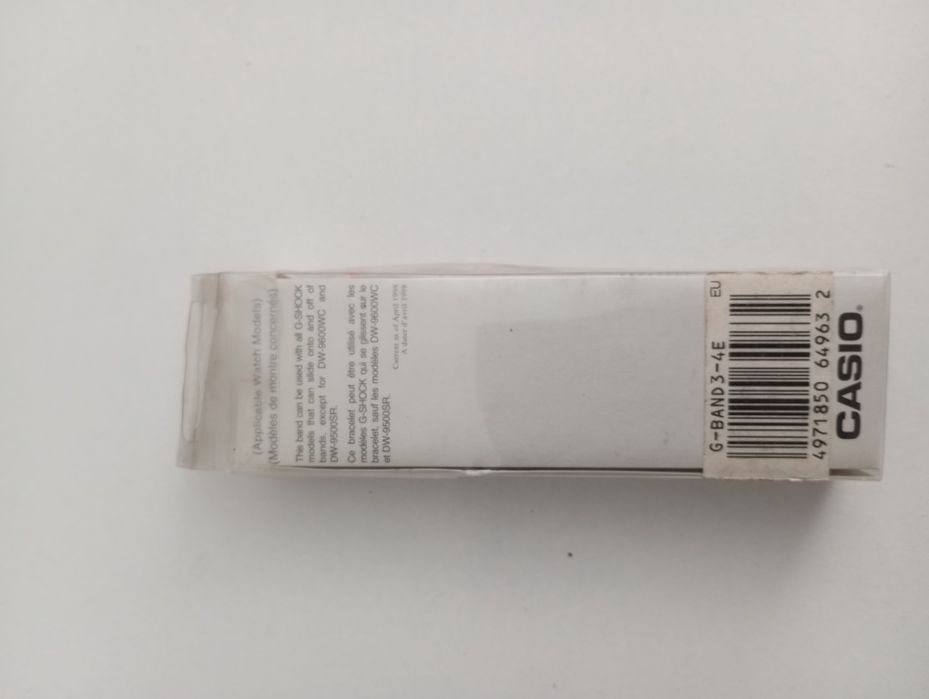 Bracelete Original Casio G-Shock

Novo

Obs: Mais questões sobre outra