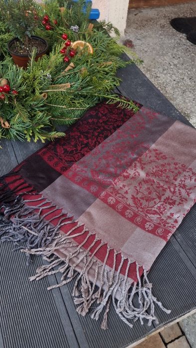 Chusta szal wełna wiskoza