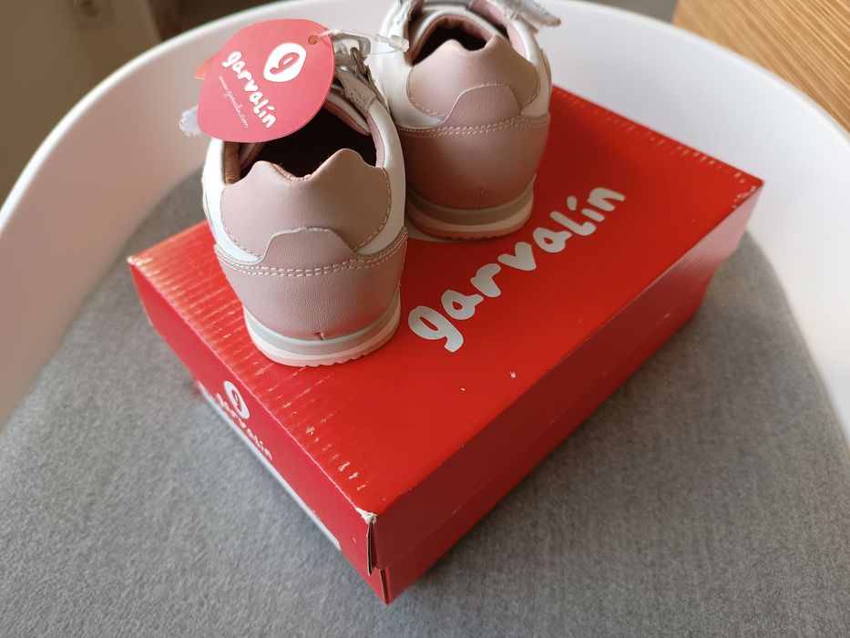 Sneakersy Garvalin Białe rozm. 23 skórzane