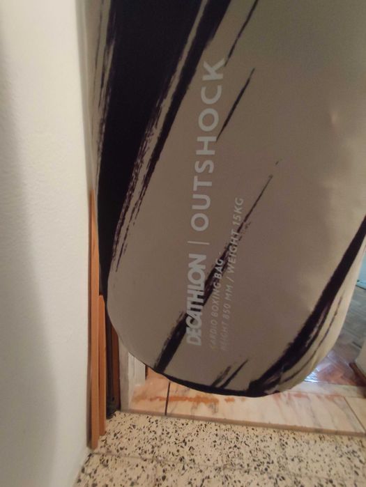 Saco boxe como novo 15 kg - decathlon mais suporte