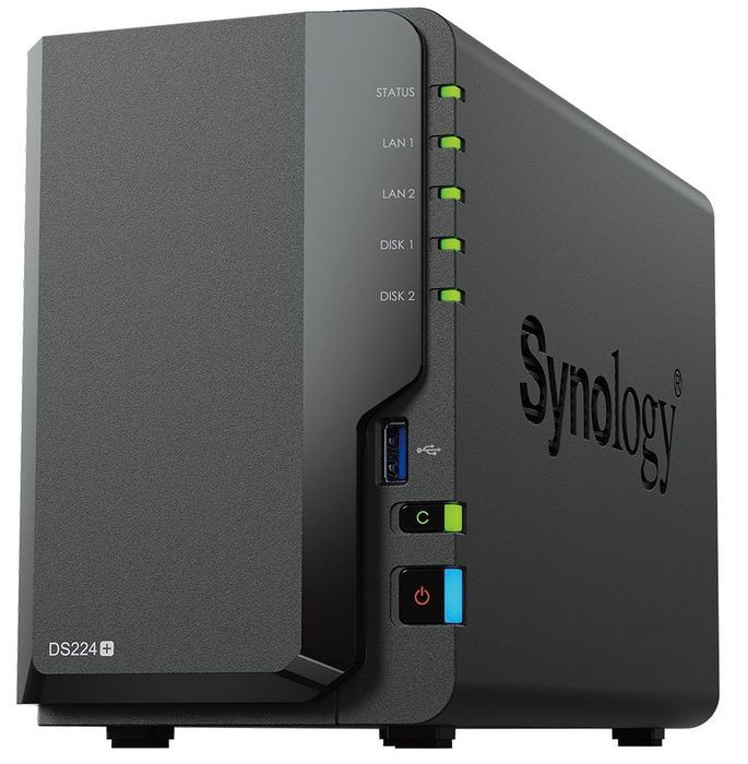 Serwer Nas Synology Diskstation Ds224+ 36Tb (2X18Tb) Seagate Ironwolf