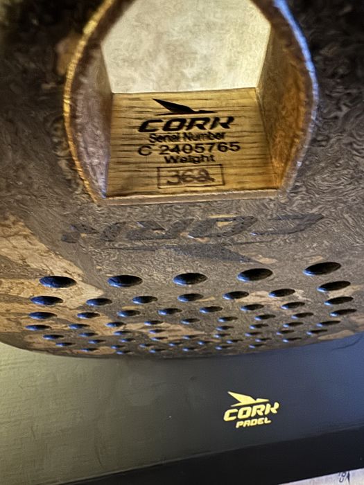 Raquete padel Cork Extreme Black