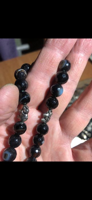 Продам чётки из гагата и агата