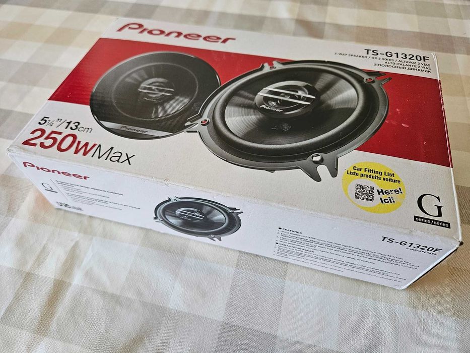 Colunas Auto Pioneer TS-G1320F (13cm / 250W) — NOVAS em Caixa