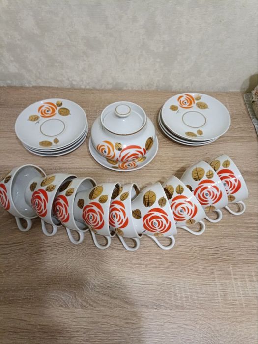 Чайна пара та цукорниця СССР