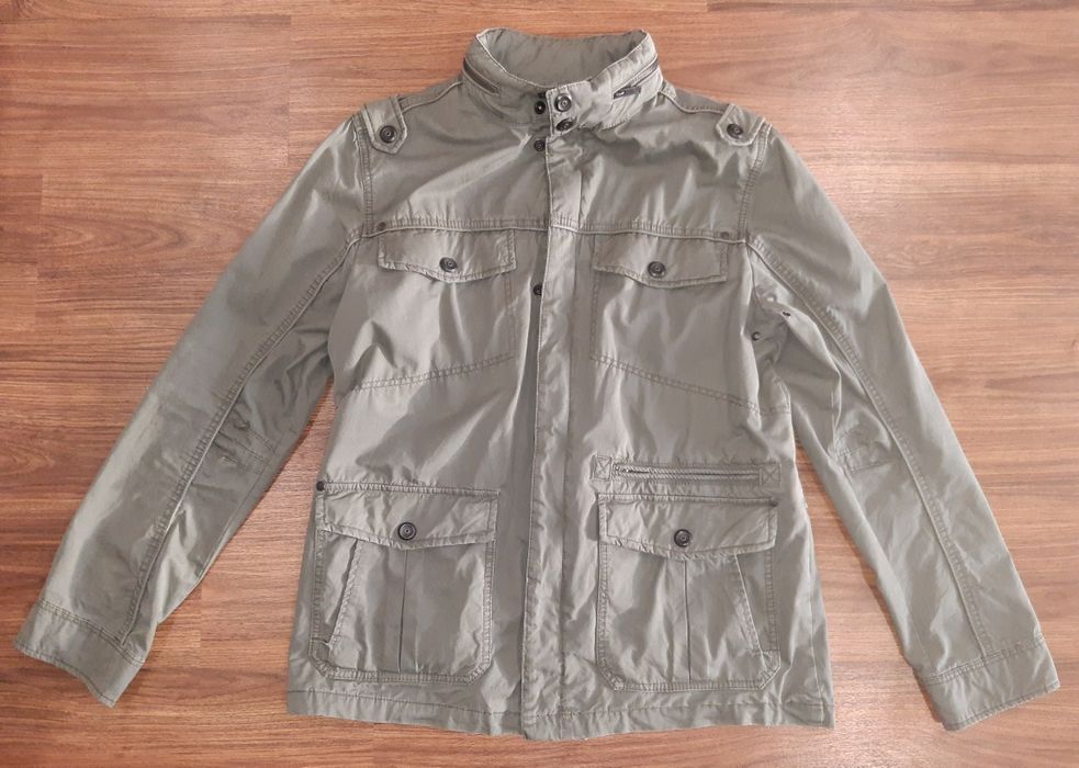 Military-style green coat, brand XDYE CO. by Pull&Bear, size XL 4