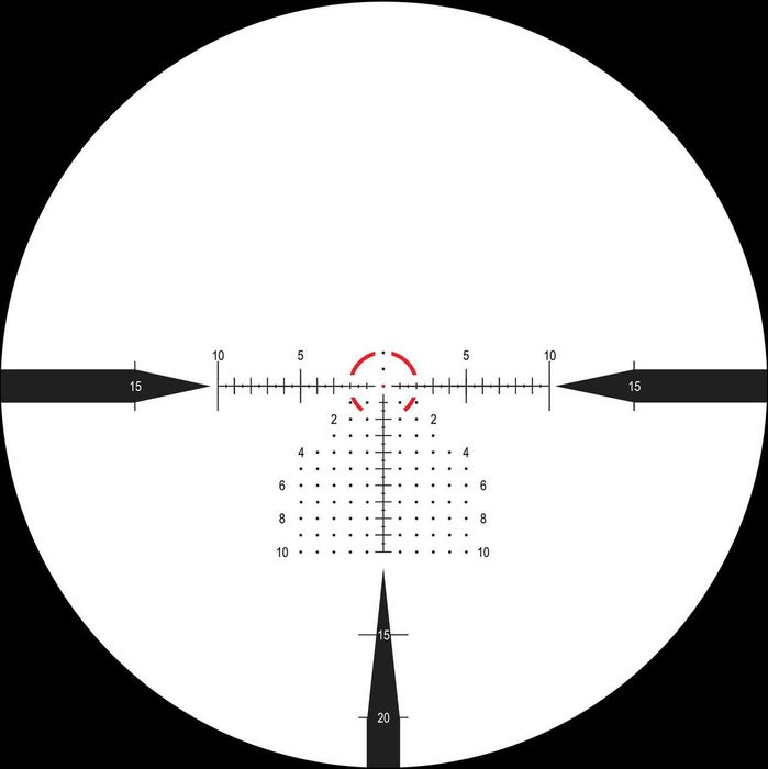 Прицiл Nightforce 1-8x24 FFP 0.1Mil, сітка FC-DMX