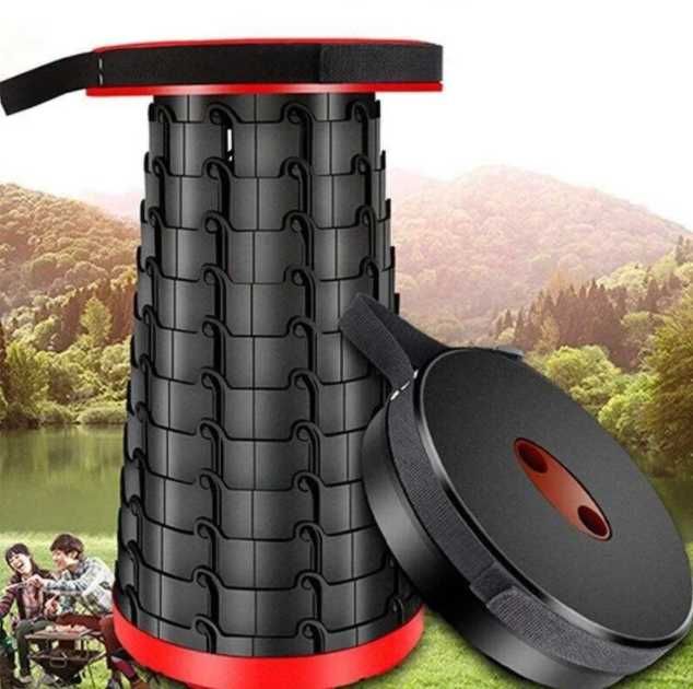 Складной туристический стул 47 см Telescopic для пикника и рыбалки