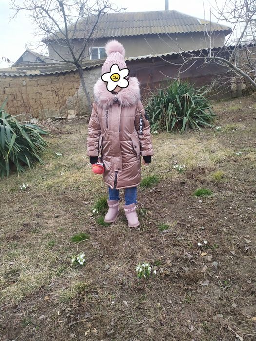 Зимнее пальто для девочки