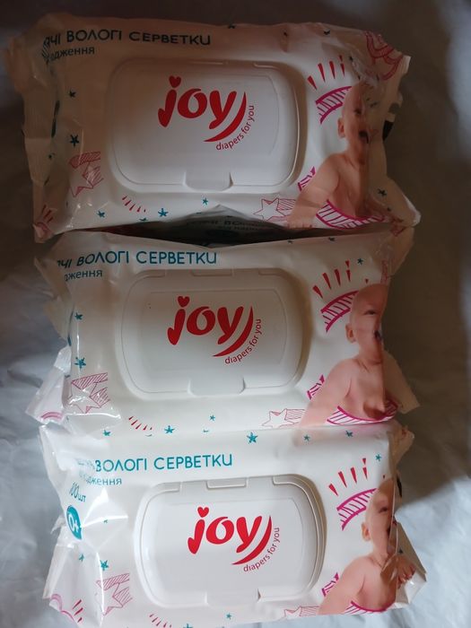 Серветки дитячі вологі 3шт.