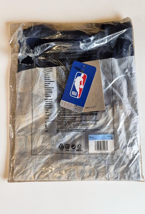 Оригінал 100% Футболка чоловіча Nike Nba Basketball Grey(Розмір М)