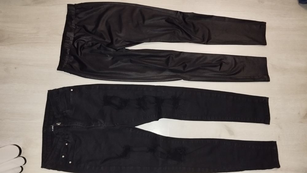 Spodnie jeansy, leginsy
