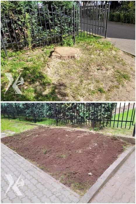 Usuwanie pni / frezowanie pni / karczowanie / frezarka Vermeer sc252