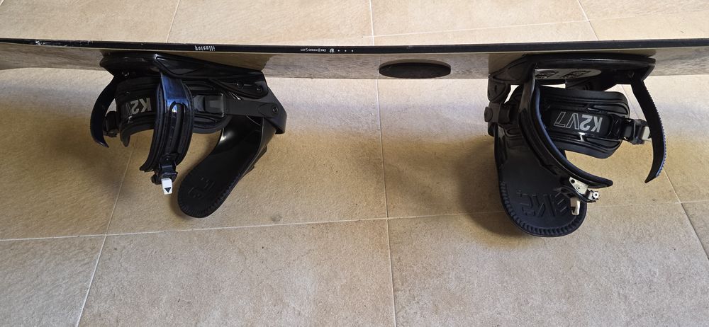 Prancha Snowboard e Fixações