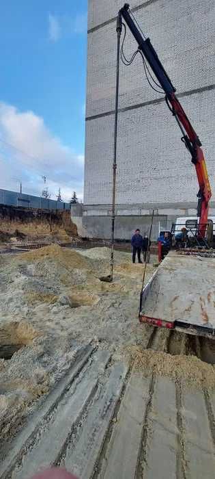 Послуги з буріння паль, бур, ямобур, бурова, геошурупи, гвинтові палі