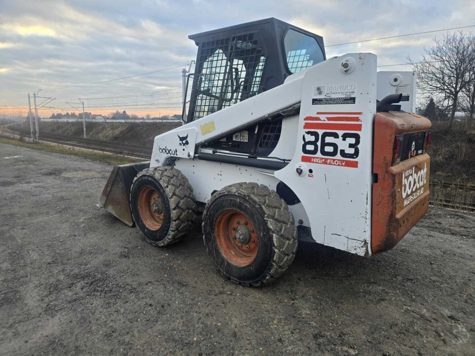 Miniładowarka, ładowarka Bobcat 863H, Cat