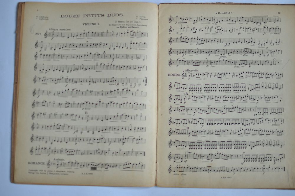 Mazas op 38 12 Leichte duos Elite edition no 172 ( nuty )