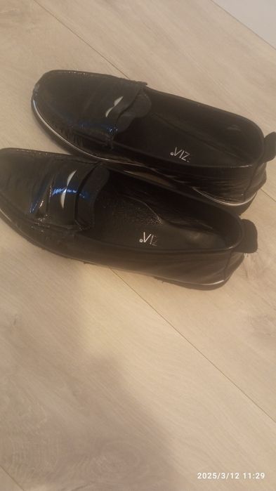 Buty Venezia czarne skóra