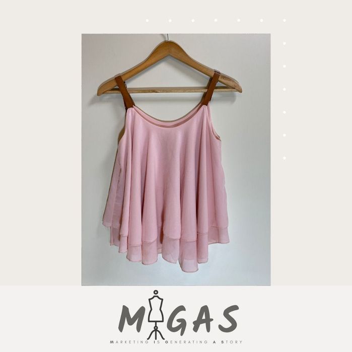 Top com alças ajustáveis