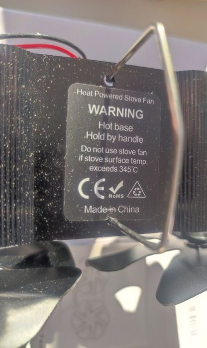 Ventilador de lareira ou salamandra
