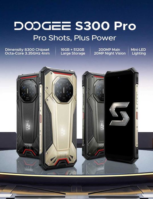 Doogee S300 Pro 5G 16GB/512GB IP69K 2.2GHz