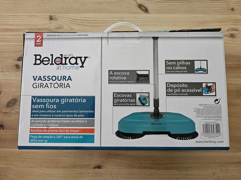 Vassoura Mágica Giratória sem fios ( aspirador / aspiração ) - Novo