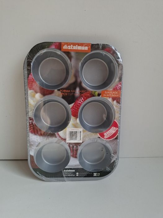 Foremka do pieczenia babeczek / muffinek na 6 sztuk