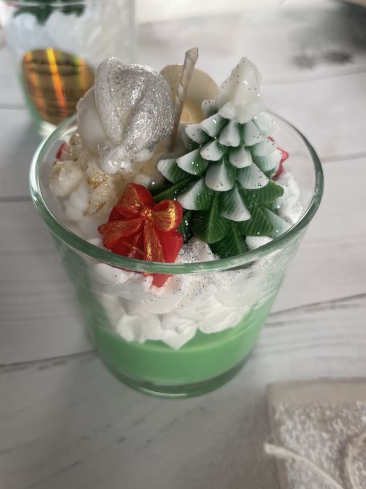 Свічка ручної роботи подарунок аромасвічка декор