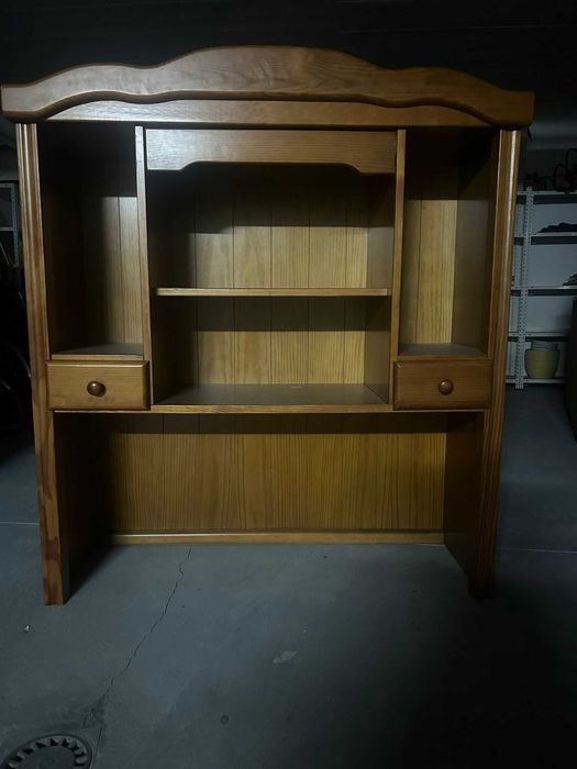 Secretária de Madeira / Conjunto Secretária + Cabinet