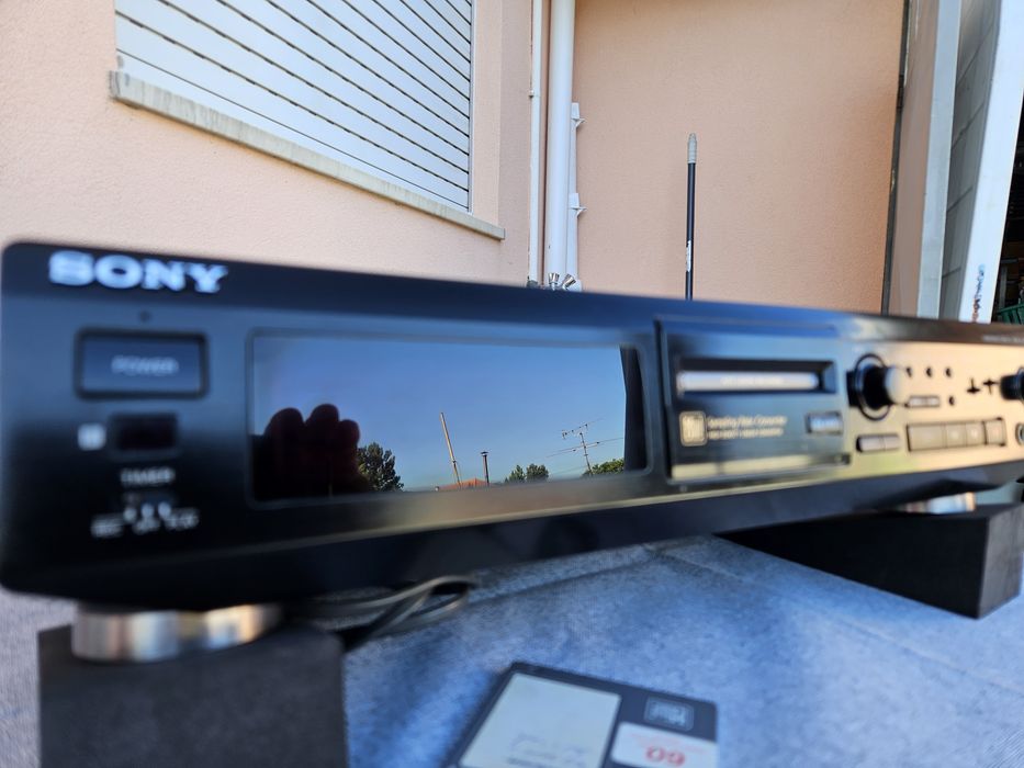 Deck MiniDisc Sony MDS-JE500 Hi-Fi Vintage – Impecável