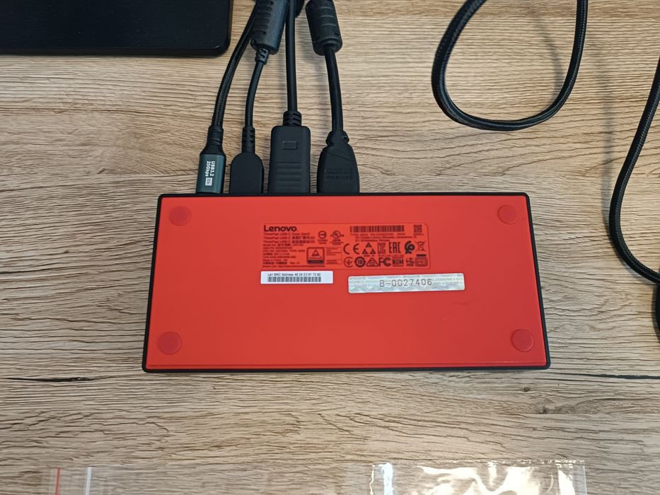 Stacja dokująca Lenovo ThinkPad USB-C Dock Gen 2 (40AS) + zasilacz