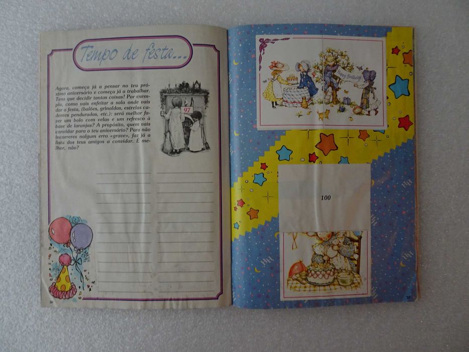 Caderneta de cromos Holly Hobbie - Panini - Tem 99 cromos