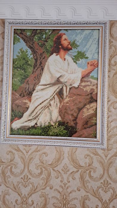 Ручна робота...Образ ікона Ісус на оливні горі...