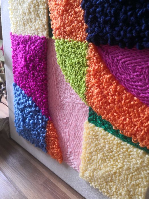 ręcznie tkany obraz