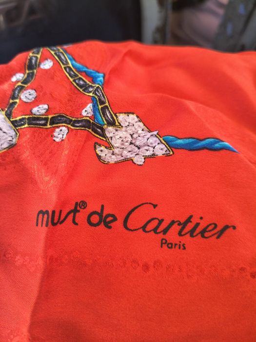 Cartier  шелковый платок