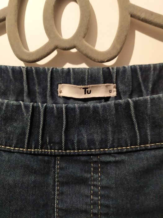Spodnie jeans rurki damskie TU 12