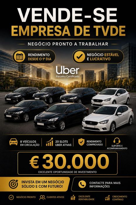 Empresa TVDE - 20 slots