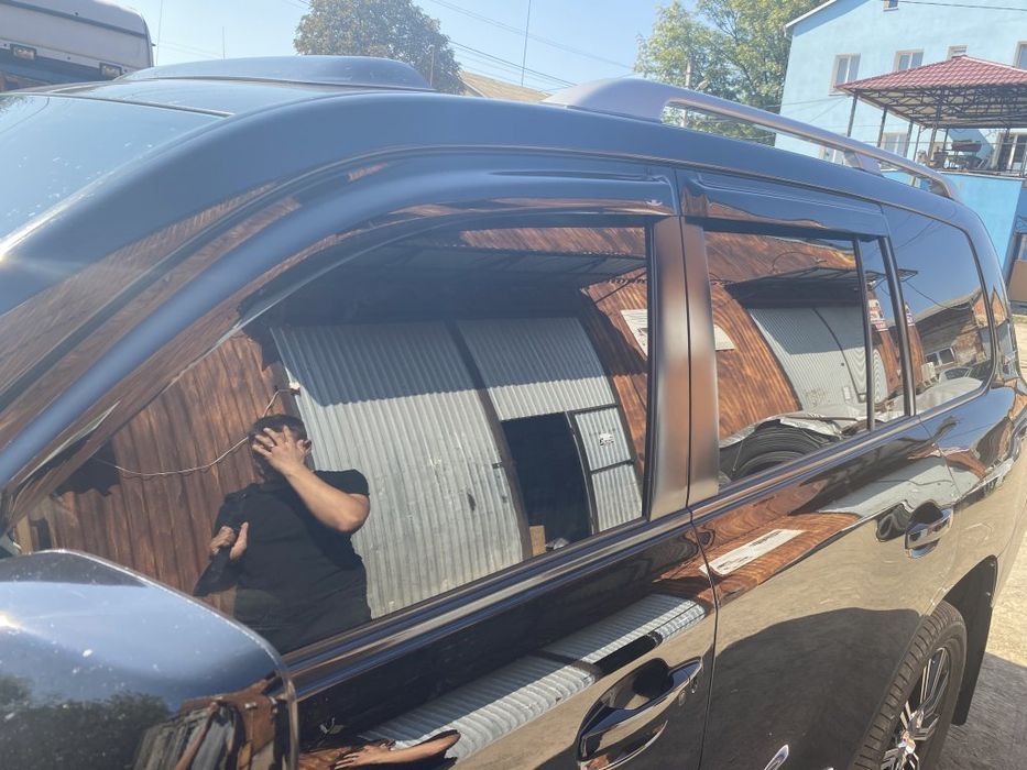 Toyota Land Cruiser 200 2007-2021 рр. Вітровики 8см (4 шт, HIC)