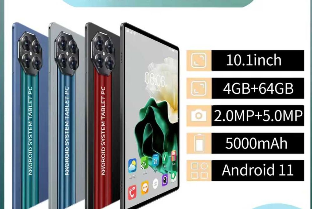 Планшет з SIM карта. Новий. BDF 10.1" 4/64.