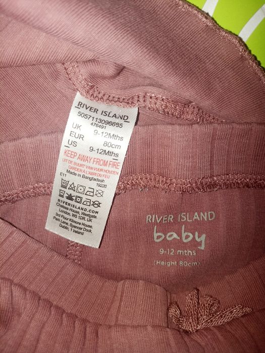 Костюм, комплект, набір для дівчинки, 9-12 місяців, River Island