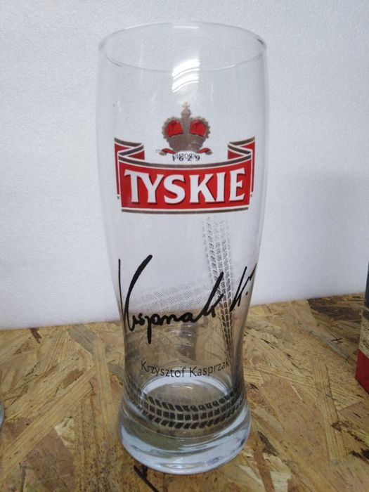 Kufle Szklanka Tyskie żużel łowcy autografów