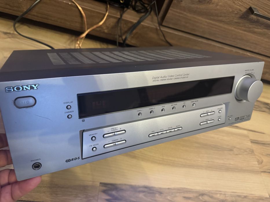 Amplituner Sony STR-DE495 - 5.1 - nowy pilot - po przeglądzie