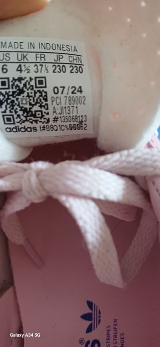 Sprzedam buty adidas gazelle rozm.37 i 1/3 dziewczęce