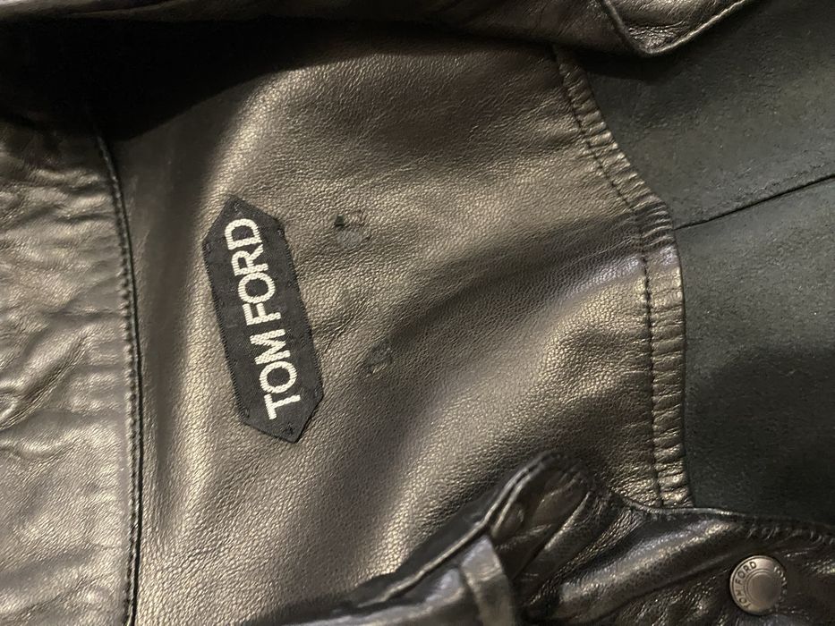 Шкіряна рубашка Tom Ford