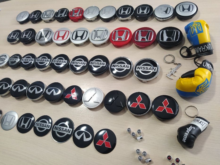 Колпачки/Эмблемы/Заглушки в диски Honda/Nissan/Infiniti/Mitsubishi