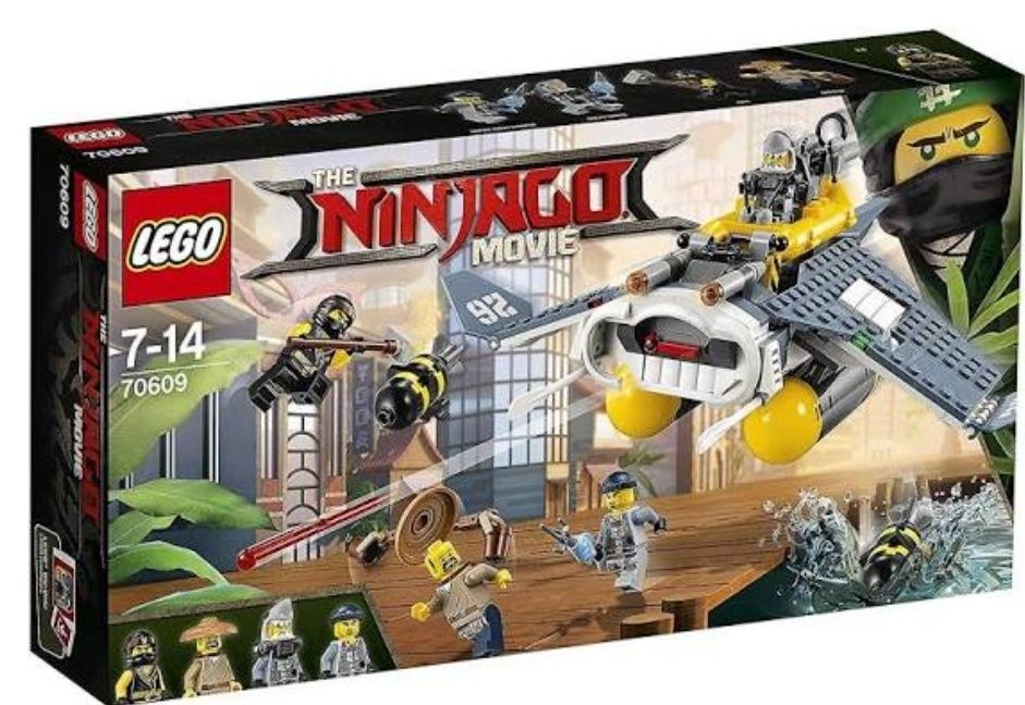 Legoninjago movie 70609 Bombardeiro raia-manta SELADO