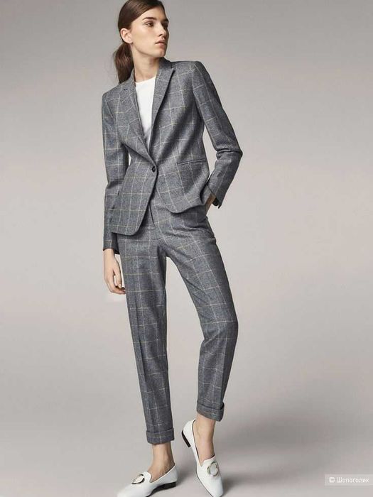 Шерстяные брюки Massimo Dutti cucinelli, L