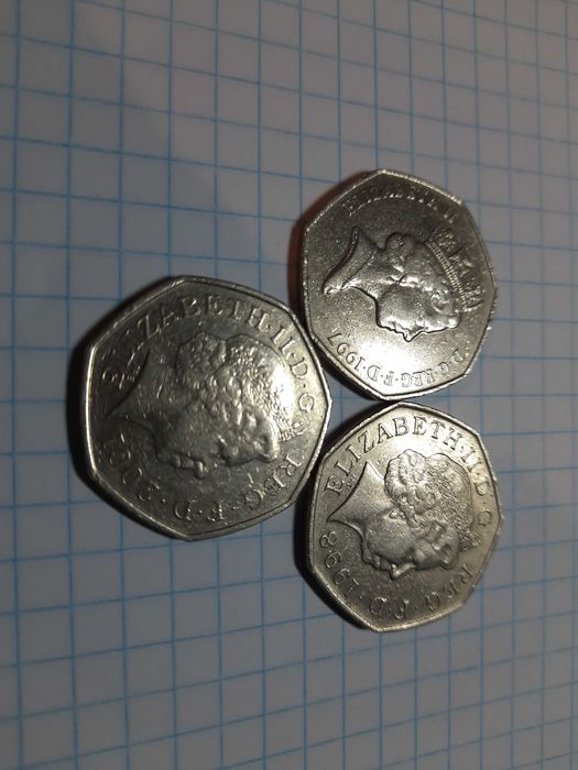 50 пенсів Великабританія  fifty pence