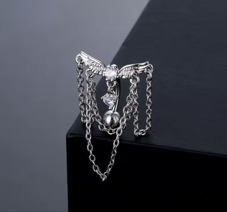 пирсинг в пупок украшение