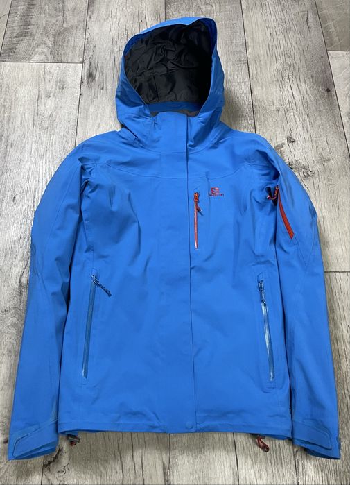 Salomon gore-tex куртка ветровка М размер женская трекинговая синяя